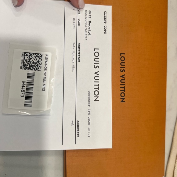 Authentic Louis Vuitton Palm Springs Mini Monogram Backpack TX4270 - Picture 6 of 13